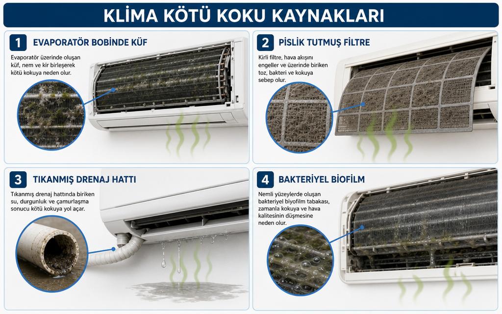 Klima kokusu çözüm infografik