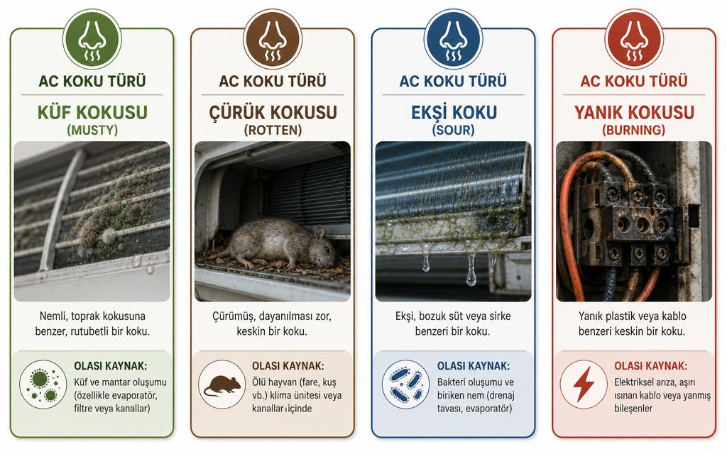 Klima kokusu çözüm belirtiler
